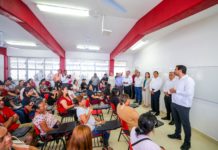 Supervisaron Alcalde Carlos Peña Ortiz y Director Nacional de DGETI Rolando de Jesús López Saldaña, nuevo CBTIS 302