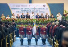 Participó Carlos Peña Ortiz en XLI Graduación de 700 alumnos del CETIS No. 131