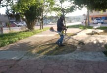 Promueve Gobierno de Reynosa convivencia vecinal con mantenimiento de plazas públicas
