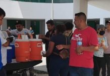 Brindan esperanza brigadistas Dragones y Unidos por la Amistad