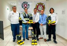 Empresa local dona herramientas a Bomberos de Reynosa