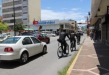 Agrupamiento Ciclista “Correcaminos” de la Guardia Estatal preserva seguridad en zona centro de Ciudad Victoria