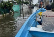 Coepris mantiene verificación sanitaria en zonas afectadas por las lluvias