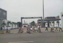 Realizan simulacro de emergencia por sustancias químicas en la refinería.