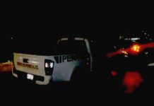 Hallan al parecer restos de humano en canal de aguas negras