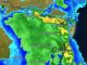 Continúa lluvia en frontera de Tamaulipas