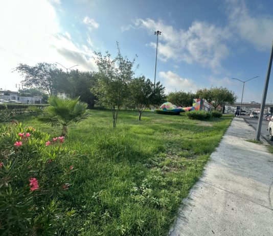 Desarrolla Municipio trabajo de limpieza en Monumento “Hecho en Reynosa”