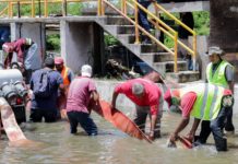 Atiende Mónica Villarreal afectaciones por incremento del río Tamesí en la colonia Vicente Guerrero, Sector Moscú