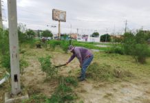 Cumple Servicios Públicos de Reynosa con saneamiento de canchas deportivas