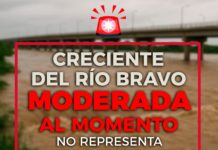 Descarta Protección Civil alto riesgo para Reynosa por crecida del río Bravo