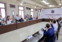 Cabildo de Tampico aprueba Convenio de Renovación de Paraderos de Transporte Público