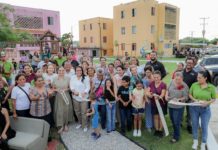 Refrenda Mónica Villarreal compromiso con la recuperación de espacios públicos al entregar renovado Parque “Jaiba”