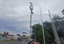 Rehabilita Gobierno de Carlos Peña Ortiz, alumbrado público en Reynosa