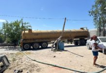 Recibieron familias de la colonia Villa Real agua en sus hogares