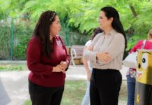 Encabeza Mónica Villarreal Jornada Ecológica y de Protección Animal en la colonia Los Pinos.