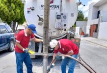 COMAPA de Reynosa refuerza limpieza de pozos de visita para prevenir obstrucciones