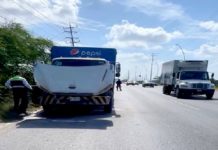 Registran conato de incendio en unidad comercial