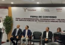 Firman acuerdo alcaldesa y concesionarios del transporte público para mejorar el servicio