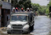 Evacúan a 600 familias de comunidades rurales por desbordamiento del Tamesí