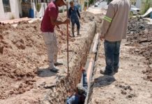 Rehabilita COMAPA red sanitaria en la colonia Longoria