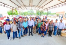 Impulsa Alcalde Carlos Peña Ortiz producción de cempasúchil en La Llorona Nueva