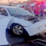 Choca tráiler y unidad en libramiento Monterrey (1)