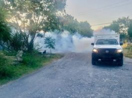Fumigación intensiva en Matamoros para proteger la salud de las familias