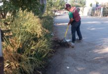 Trabaja Gobierno de Reynosa en saneamiento de Villa Esmeralda