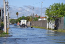 Tormenta desquicia N. Laredo con inundaciones; suspenden clases en algunas escuelas