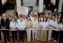Inauguran Exposición “Zapata-Villa Descabalgan en Tampico” de Edmundo Font en el Palacio Municipal