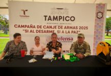 SEDENA instaló módulo para canje de armas en Tampico