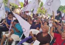 SEBIEN entregó 76 tinacos a igual número de familias en la Borreguera