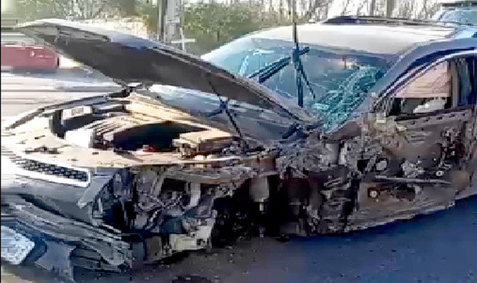 Accidentes dejan lesionados y cuantiosos (2)