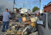 Fuerte explosión cimbra la colonia Infonavit; una fuga de gas destroza viviendas