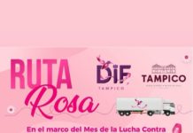 Emprende DIF Tampico Campaña ‘Ruta Rosa’ en Favor de la Salud Integral de la Mujer