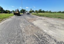Refuerzan Programa de Bacheo en vialidades de Tampico