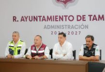 Activa Mónica Villarreal Sistema Municipal de Alerta en Tampico por la Presencia de Lluvias
