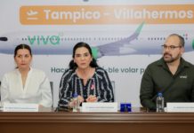 Tampico y Viva Aerobus anuncian la reapertura del vuelo Tampico–Villahermosa