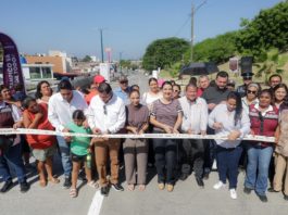 Mónica Villarreal Entrega Nueva Obra de Pavimentación