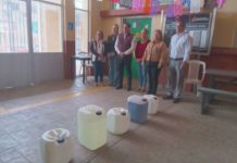 Llevan apoyo de limpieza a escuelas para prevenir virus en la zona sur.