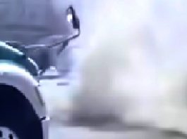 Registran conato de incendio en unidad del transporte público