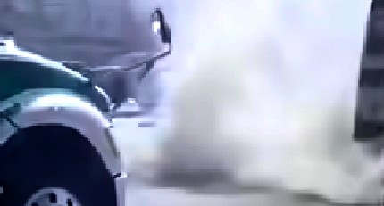 Registran conato de incendio en unidad del transporte público