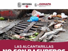 Reitera COMAPA importancia de mantener limpias las calles y alcantarillas