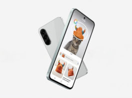 Celular Samsung con resistencia al agua y cámara de 50 megapixeles. Tiene 6 años de actualizaciones Android