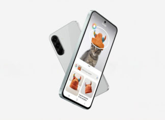 Celular Samsung con resistencia al agua y cámara de 50 megapixeles. Tiene 6 años de actualizaciones Android