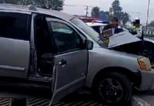 Choque deja daños materiales y obstrucción vehicular