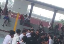 Difunden peleas entre estudiantes del CETis 109 al interior del plantel.