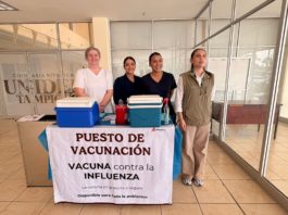 PEMEX coloca un módulo de vacunación contra la influenza y COVID en la Ciudad Deportiva