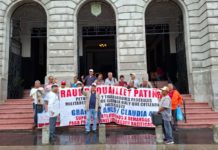 Protestan petroleros para exigir basificación, justicia y fin a despidos en PEMEX