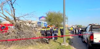 Muere persona en aparatoso accidente en carretera Reynosa-Río Bravo